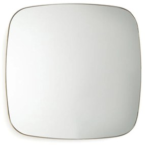 Vierkante spiegel in staalmetaal 60x60 cm, Iodus