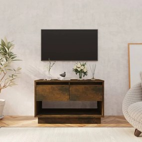 vidaXL Tv-meubel 70x41x44 cm spaanplaat gerookt eikenkleurig