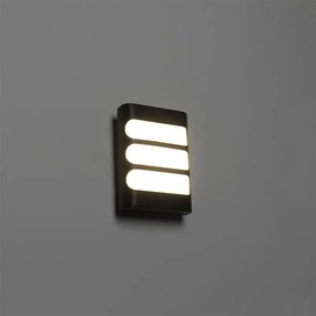 Buitenwandlamp zwart incl. LED met licht/donker sensor - Gaev