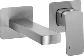 Inbouw wastafelkraan REA Arlo Brush Nickel