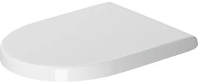 Duravit Starck 3 WC-zitting - 37x43.1x4.3cm - softclose & quickrelease - Kunststof wit Glanzend OUTLETSTORE 0063890000