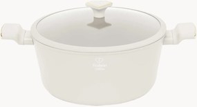 Braadpan Matte Cream-gold met deksel