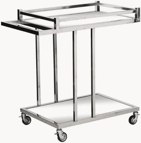 Handgemaakte bar cart Beverly, verspiegeld