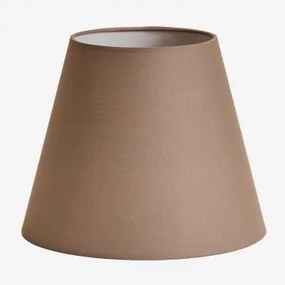 Caracas Stoffen Lampenkap Bruin - Mokka & Ø25 Cm - Sklum
