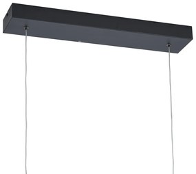 Design hanglamp X zwart met goud incl. LED 3-staps dimbaar - Joy