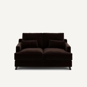 Compacte bank in fluweel, Alwine