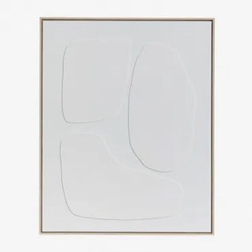 Handgeschilderd Decoratief Schilderij Met Helvon-reliëf A & 80 X 100 Cm - Sklum