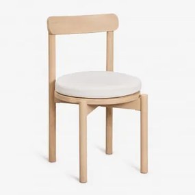 Set Van 4 Tuinstoelen Van Acaciahout Nualis Lichte Acaciekleur - Sklum