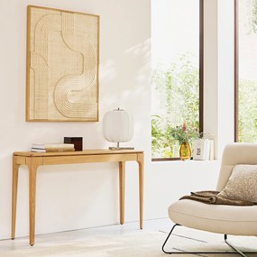 Massief eiken en eikenfineer console, lade, SANARA