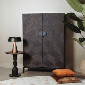 Tower Living Moderne Kast Donker Eiken San Marino - 110x45x160cm.