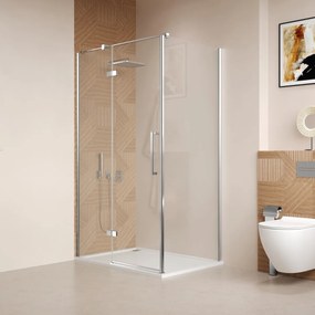 Saniclear Pure douchecabine 110x100cm chroom
