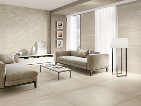 Wandtegel houtlook Baldocer Larchwood 120x40cm creme mat gerectificeerd