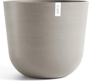 Ecopots bloempot Oslo 75 - Rond - Taupe -Ø75 x H65 cm