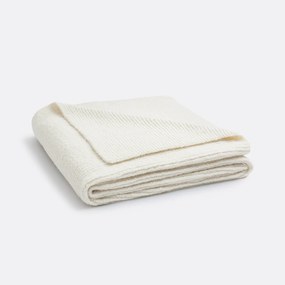Plaid in geribt tricot, Fionan
