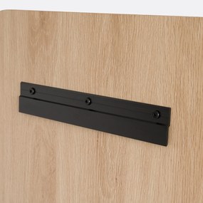 Rechthoekige spiegel in eikenfineer 50x150 cm, Iodus