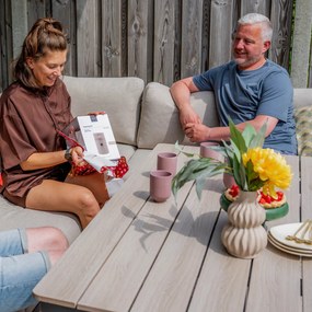 Garden Impressions Gabon loungeset hoek 4-delig links - sandstone