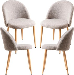 Set van 4 Vint Lammetje stoelen