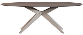 Exotan Elk - Eettafel - Aluminium base - Zand - 100x220cm - Exotan