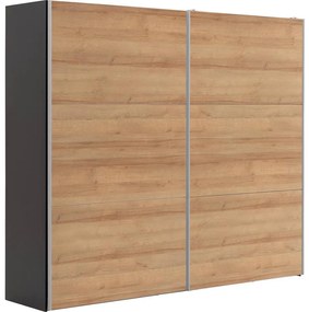 Goossens Kledingkast Easy Storage Sdk, 250 cm breed, 220 cm hoog, 2x 3 paneel schuifdeuren