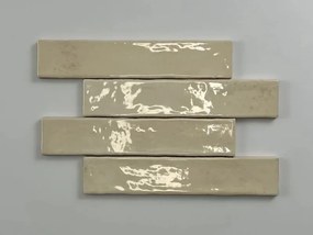 Jabo Kalon wandtegel ivoor 5x25cm glans