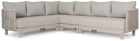 Hoek loungeset 6 personen Rope Zand/Beige  Lifestyle Garden Furniture Solento