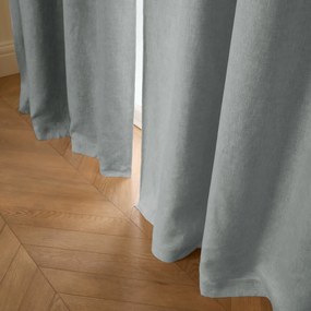 Verduisteringsgordijn van gewassen linnen, verborgen lipjes, Private