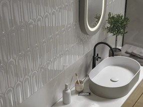 Jabo Gala wandtegel grijs glans 8x21