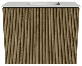 Mondiaz Joya DLux 50cm toiletmeubel dusk met wastafel faye rechts 1 kraangat opalo