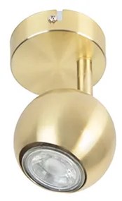 Retro plafondspot messing rond - Gissi