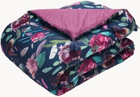 Katoenen satijnen deken Arty Flowers