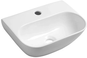 Sapho Nerissa wastafel keramiek 42x29cm wit glans