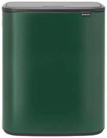 Brabantia Bo Touch Bin Afvalemmer - 60 liter - kunststof binnenemmer - pine green 304248