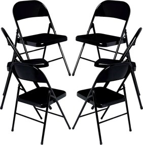 Set van 6 klapstoelen voor evenementen Niza