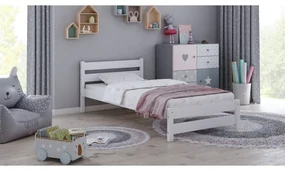 Kinderen Wit  Eenpersoonsbed - Apollo For Kids Kinderen Peuter Junior Tieners 5056231773867 Children's Beds Home, 140x70, Geen, Geen Children's Beds H