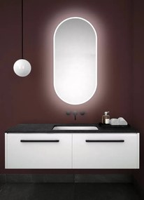 Sapho Minox ovale spiegel met LED 50x100cm