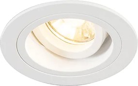 Smart inbouwspot wit rond kantelbaar incl. Wifi GU10 - Chuck