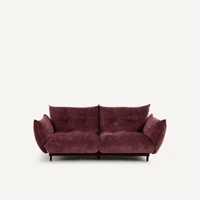 3-zits compacte bank in fluweelmix, VITORIA