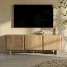 Tv-meubel Gebleekt Eiken 160 Cm - 160x45x55cm.