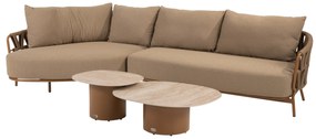 Sofie Biarritz chaise longue loungeset 4 delig keramiek amber 4 Seasons Outdoor