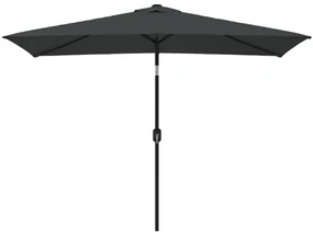 vidaXL Parasol met metalen paal 300x200 cm antraciet