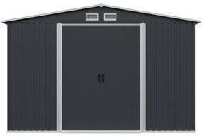 vidaXL Tuinberging 257x205x178 cm staal antraciet