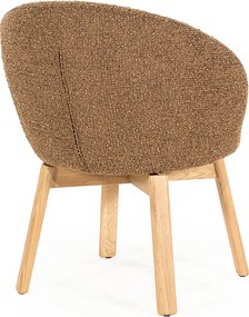 Eleonora Livia Eetstoel Hout Frame Bruin