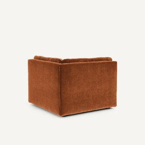 Modulaire 90° hoek in fluweel, GIULIANO