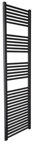 Sanicare design handdoekradiator 45x172cm zwart mat