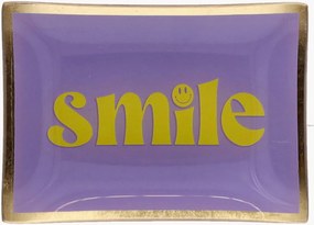 Glazen dienblad Smile