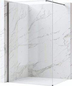 Walk-in douchewand Rea Flexi Transparent / Titan 100