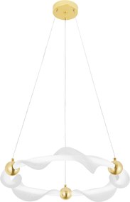 LED lamp G010-CP WHITE/GOLD