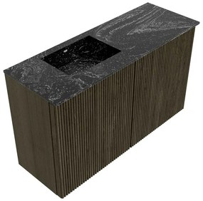 Mondiaz Joya DLux 70cm toiletmeubel shadow met wastafel faye links zonder kraangat lava