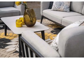 Garden Impressions Sentosa loungeset 4-delig - donker grijs