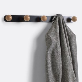 Muurkapstok Agama 5 kleerhangers